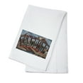thumbnail image 1 of Lamar, Colorado, Large Letter Scenes (100% Cotton Tea Towel, Decorative Hand Towel, Kitchen and Home), 1 of 3