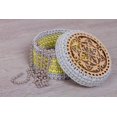 thumbnail image 4 of Juego De 4 Bases De Madera Para Cesta De Ganchillo, Accesorio De Ganchillo De Madera, Accesorio De Hilo Para Camiseta, Cesta De Hilo Para Camiseta (Estilos Mezclados 2, 18Cm), 4 of 5