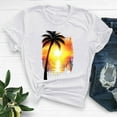 thumbnail image 5 of Teissuly Women's Fashion Crewneck Printed Short Sleeve T-shirt Casual Loose Shirt Tops, 5 of 7