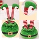 thumbnail image 4 of Suministros de decoración navideña, piernas de elfo para hacer paradas de manos, adornos festivos para decoración de interiores de fiestas, 4 of 5