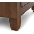 thumbnail image 6 of Finch Sawyer 3-Drawers Solid Ash Wood Frame Cabinet in Brown, 6 of 8