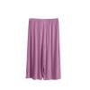 Yourumao Wide Leg Capris for Women Baggy Elastic Waist Capri Pants Soft Solid Color Straight Leg Trousers Lounge Plus Size Pants