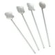 thumbnail image 1 of GOOHOCHY 4 cucharas de paja de mango largo, cucharas de metal para beber, 1 of 8