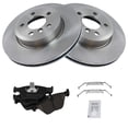 thumbnail image 2 of TRQ Front Brake Pad & Rotor Kit Brake Pads Brake Rotor Ceramic Fits Select 2004-2010 BMW X3, 2 of 4
