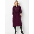thumbnail image 4 of Woman Within Plus Size Plaid Flannel A-Line Shirtdress, 4 of 4