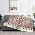 thumbnail image 2 of Fuzoiu Fashion Tatreez2 Print Flannel Blanket,Throw Blanket,Flannel Home Decor,Fleece Bed Blankets,Cozy Soft Blanket for Bed, Sofa, Camping, and Travel-40"x30", 2 of 6