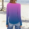 thumbnail image 4 of Enjoytime Blouses Décontractées Habillées pour Femmes Imprimé Manches Longues Col Rond Hauts Affaires Dames Automne Chemise de Travail Tendance, 4 of 5