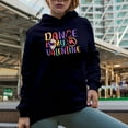 thumbnail image 2 of Dance is My Valentine Retro Merch Gift Ideas for Dancers Navy Hooded Sweatshirt or Hoodie, 3XL, 2 of 5