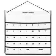 Wall-mounted Calendar Storage Bag Bags Family Organizer Home Decoration Hanging Pocket