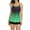 Green, variant on yievot Womens Tankini Swimsuits Two Piece Strappy Bathing Suit Tops with Shorts Beach Boho Swimwear