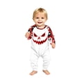 thumbnail image 2 of Halloween Family Pajamas Matching Sets Party Soft Two Piece Sets Pjs Family Jammies Long Sleeve Funny Novelty Pumpkin face Ghost Trendy Matching Holiday Pajamas Baby 9-12 Months, 2 of 4