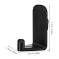 thumbnail image 2 of OUNONA 5pcs Single Black Peg Hooks For Pegboard For Kitchen Cabinets Gaming Desk Accessories Office Decor Durable And Adjustable, 2 of 8