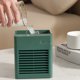 thumbnail image 4 of Yuarrent Ventilador de escritorio de refrigeración portátil, aire acondicionado, Mini enfriador de aire de agua, humidificador recargable por USB para Electrodomésticos Verde Yuarrent HA004078-02B, 4 of 6