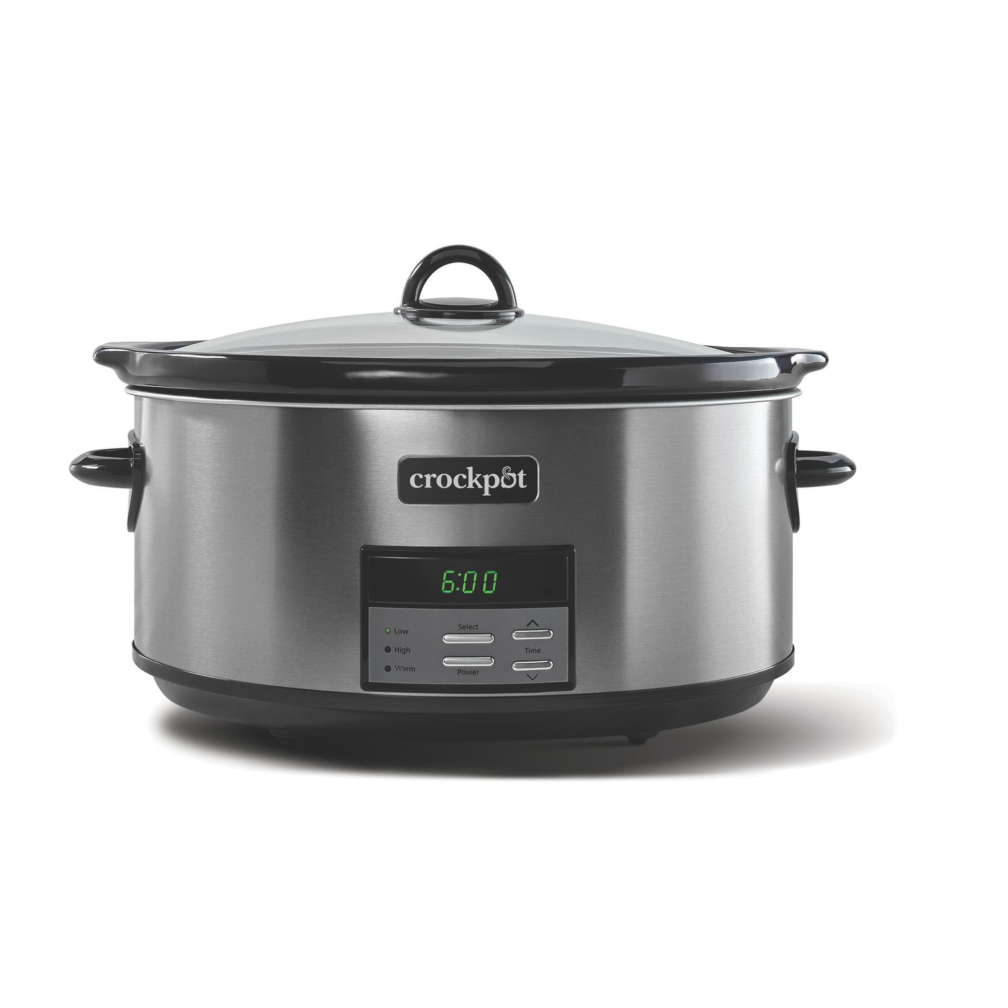 Crockpot® Programmable 8-Quart Slow Cooker, Black Stainless Collection