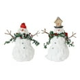 thumbnail image 2 of Home Seasonal Decorative Snowman (Set Of 4) 5.5"H, 6.5"H Terra Cotta, 2 of 2