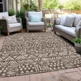 thumbnail image 6 of Addison Rugs Chantille Indoor/Outdoor Transitional Southwest Brown Washable Rectangle Rug, 5' x 7'6", 6 of 6