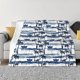 thumbnail image 1 of Fotbe Palm Tree Manta de Franela con Estampado, Manta Ultrasuave para Cama, Sofá, Auto, Hipoalergénica y Antibolitas-80"x60", 1 of 6