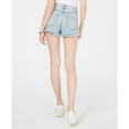 thumbnail image 2 of Rewash Juniors Pineapple Embroidered Frayed Denim Shorts;3, 2 of 2