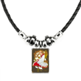 thumbnail image 1 of el budismo dieciocho arhats figura budista collar a mano colgante de cuerda de cuero Unbranded M, 1 of 3