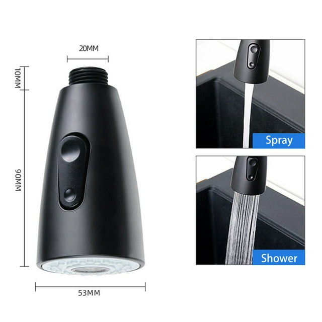 Universal Kitchen Pull Out Spray Head Replacement Sink Faucet Basin Mixer Tap