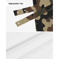 thumbnail image 6 of Tie Up Valance Curtain for Kitchen,Abstract Camouflages Texture Rod Pocket Short Curtains Adjustable Tie-Up Shade Valances,Retro Camo Pattern Window Treatment for Bathroom Living Room Bedroom, 6 of 8