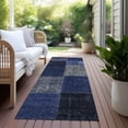 thumbnail image 6 of Addison Rugs Chantille Indoor/Outdoor Transitional Patchwork Navy Washable Runner Rug, 2'3" x 7'6", 6 of 6