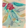 thumbnail image 3 of Goldberger, Jennifer 15x17 Black Modern Framed Museum Art Print Titled - Tropical Bouquet I, 3 of 5