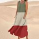 thumbnail image 2 of Vestido de Verano para las Mujeres sin Mangas Lino-Look Impreso Maxi, Suelto Fluido Y Vestido Sexy de Moda para las Mujeres, 2 of 5
