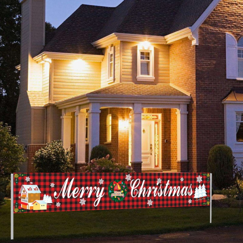 Merry Christmas Banner Walmart 