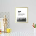 thumbnail image 3 of Designs ByLITA Ikigai Dictionary Definition Forest Design, 8 x 10 Black Wall Print (Framed) | Inspirational Modern Art Decoration, 3 of 7
