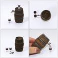 thumbnail image 2 of Mini Tonneau de Vin Rouge en Bois Miniature Décor Tonneau de Bière Fût de Bière avec Robinet, 2 of 8