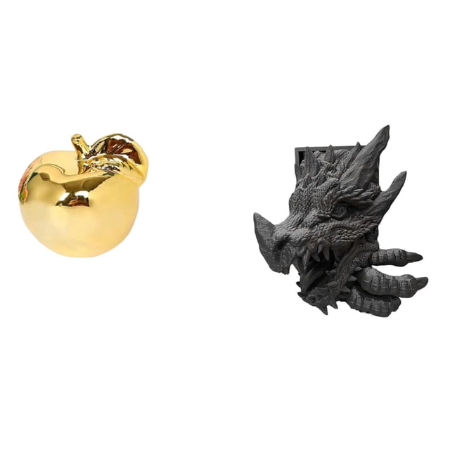 Escultura de fruta, estatua decorativa, figura de cerámica, adorno de escritorio, figura de mesa, estante de resina, estatua, diseño único, adecuado p
