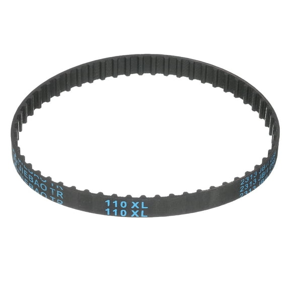 110XL 037 Timing Belt 55 Teeth Rubber Geared Cogged Belt, 0.37" Width, 0.20" Pitch