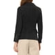 thumbnail image 3 of BLAZER DE JEAN PARA MUJER INSPIRADOR CHIC, CON SOLAPA Y MANGA LARGA, CHAQUETA DE DENIM NEGRA, 3 of 6