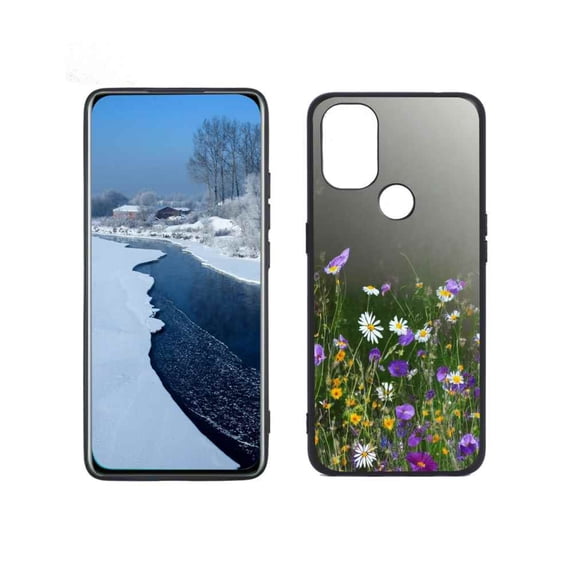 Wild-Flowers-398 Phone Case, Degined for OnePlus Nord N10 Case Men Women, Flexible Silicone Shockproof Case for OnePlus Nord N10