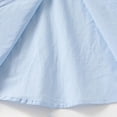 thumbnail image 6 of NIEWTR Boys Minimalist Solid Short Sleeve Button Down Shirt Collared Tops for Casual & Formal Events(Light Blue,3-4 Years), 6 of 9