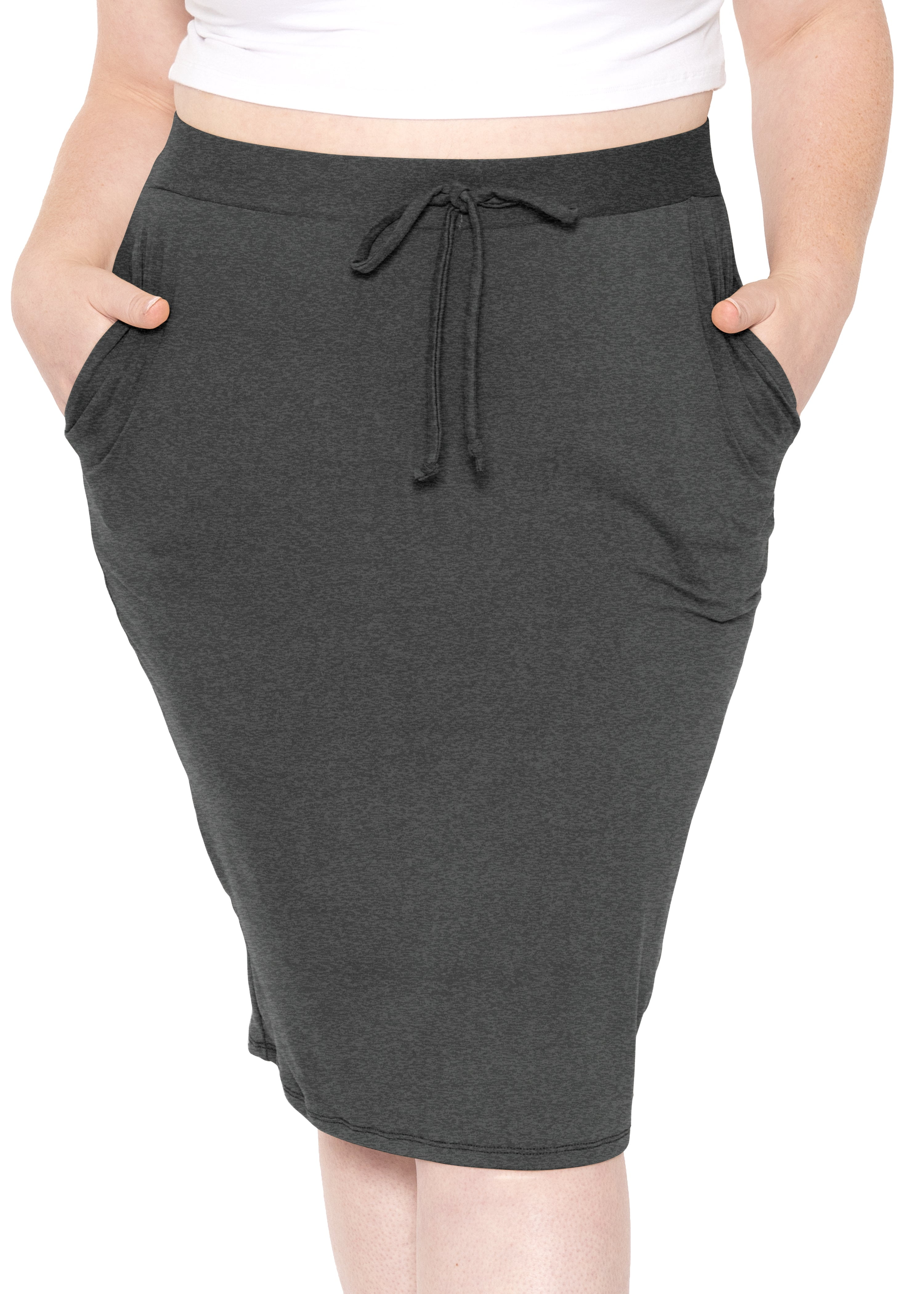 Stretch Is Comfort Plus Oh so Soft Jogger Skirt with Pockets Adult Xlarge-3x - Walmart.com