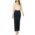 thumbnail image 2 of MODA NOVA Juniors Work Office Pockets Straight Leg Bootcut Pants, 2 of 6