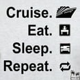 thumbnail image 3 of CafePress - Cruise. Eat. Sleep. T Shirt - Men's Classic Graphic T-Shirt, 3 of 4