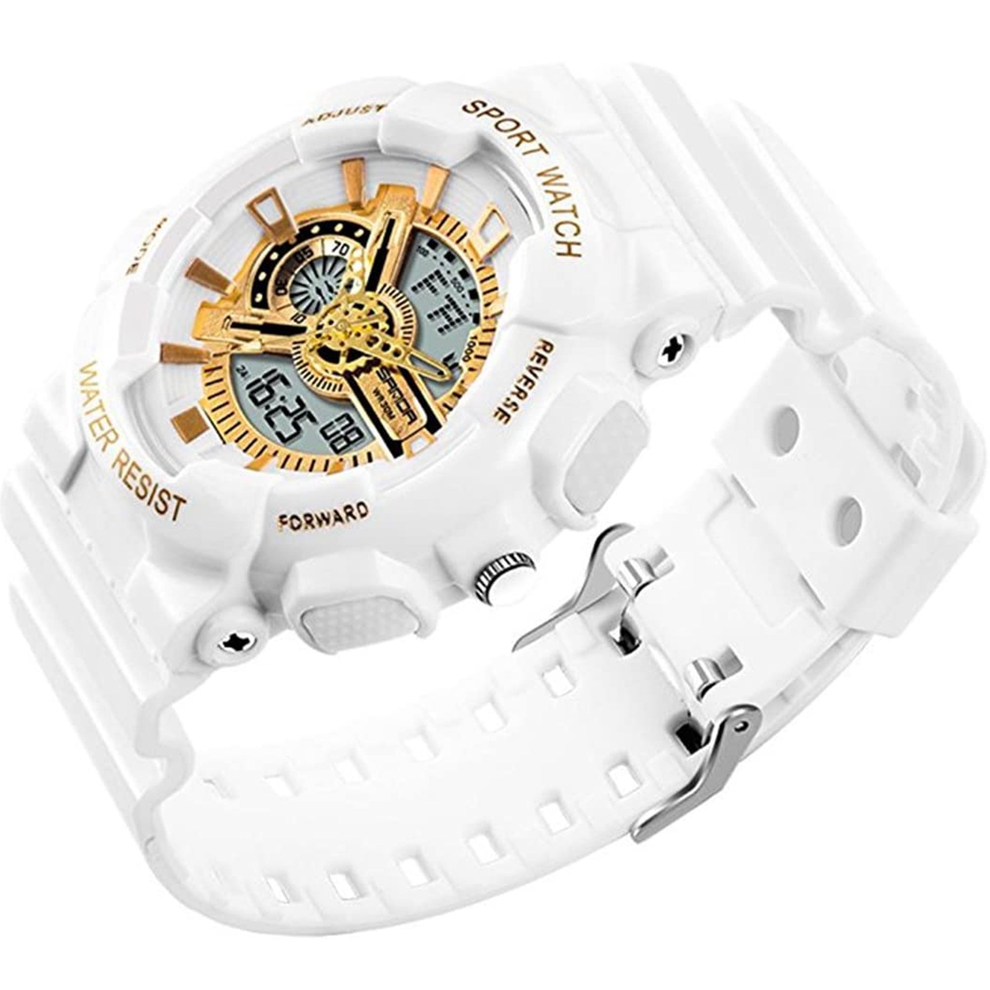 Sunisery Mens Digital Watch Big Face LED Chronograph Sport Waterproof