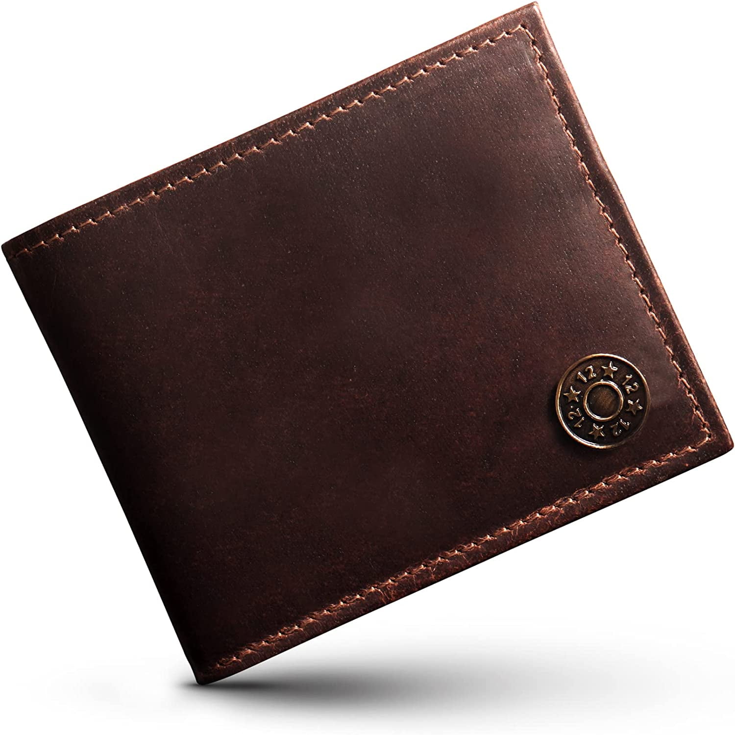 Tan Bi Fold 70 Gm Crunch Leather Wallet, Card Slots: 6