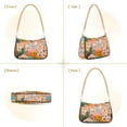 thumbnail image 7 of FORMRS Womens Shoulder Bag with Chain Strap Clutch Purse Cute Tote Handbag, Orange Cityscape Painting, 7 of 7