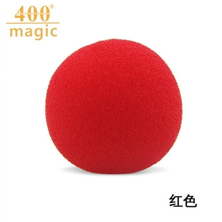 

HOMEMAXS 10pcs Red Sponge Balls Classical Sponge Balls Trick Props Performance Props