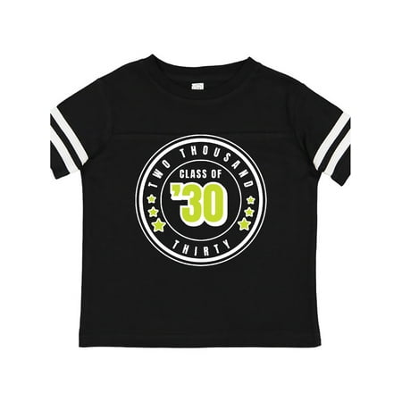 

Inktastic Class of 2030 in White Circle with Stars Gift Toddler Boy or Toddler Girl T-Shirt