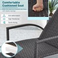 thumbnail image 7 of Spaco Patio Lounge Chair, Patio Chaise Lounge Outdoor Rattan Lounge Chair with Retractable Ottoman, 7 of 7