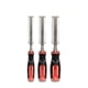 thumbnail image 1 of Urrea JFO3 Juego de 3 formones para madera con mango bimaterial 1/4", 1/2" y 3/4", 1 of 1