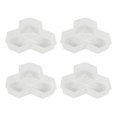 thumbnail image 1 of 4Pcs Path Mold Maple Leaf Concrete Manually Plastic Stepping Stone Paving Molds for Pavement Courtyards Square, 1 of 8