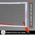 thumbnail image 2 of Juego de redes de pickleball SGSPORT portátil con 4 palas y bolsa, color naranja, 2 of 8