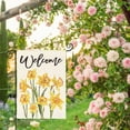 thumbnail image 2 of Newhomestyle Welcome Spring Daffodil Garden Flag 12x18 Inch Double Sided Outside, Flower Seasonal Yard Outdoor Flag, 2 of 5