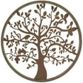 thumbnail image 3 of SAFAVIEH Tree of Life 20 in. Round Wall Art, Antique Blue, 3 of 5